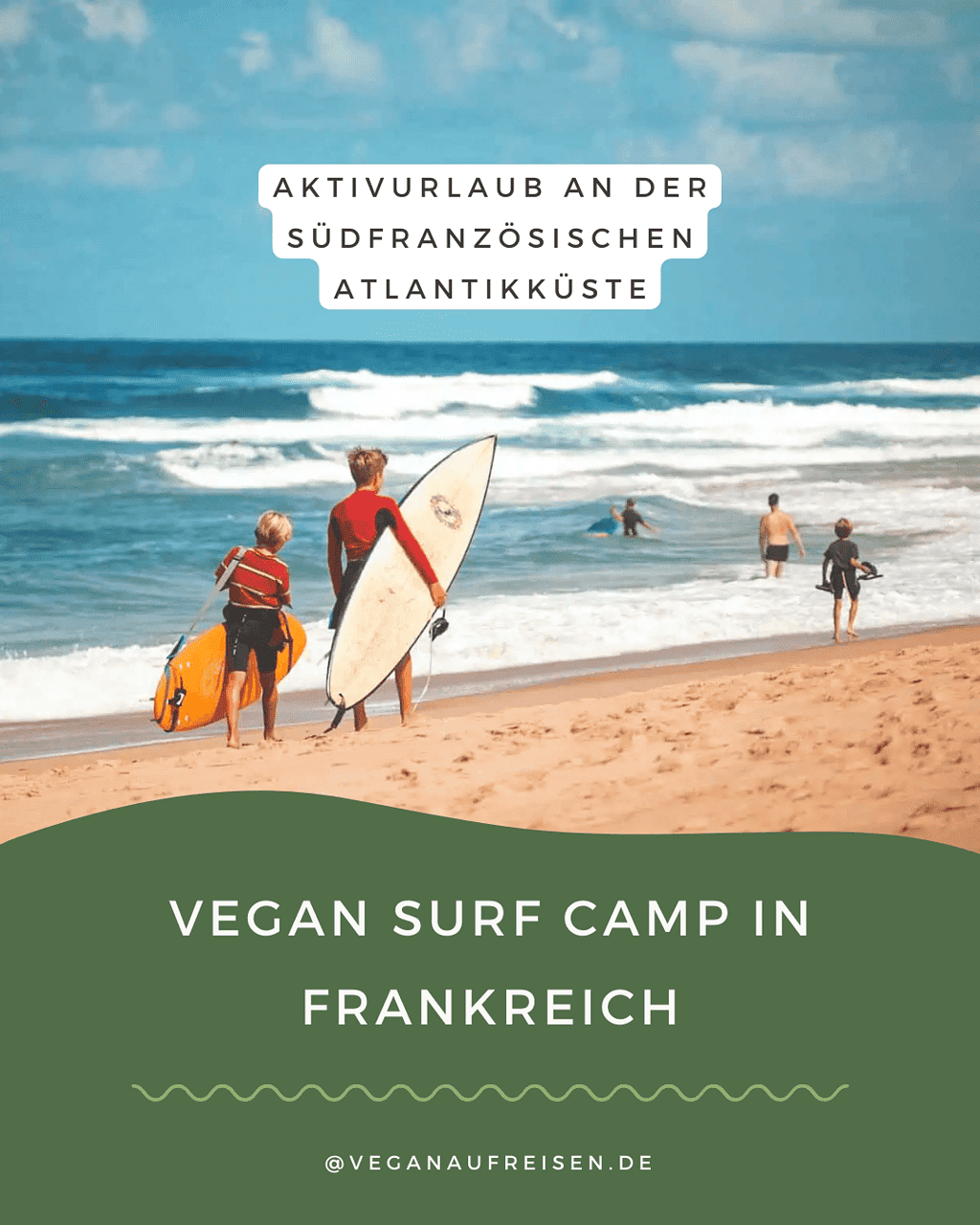 Vegan Surf Camp in Frankreich